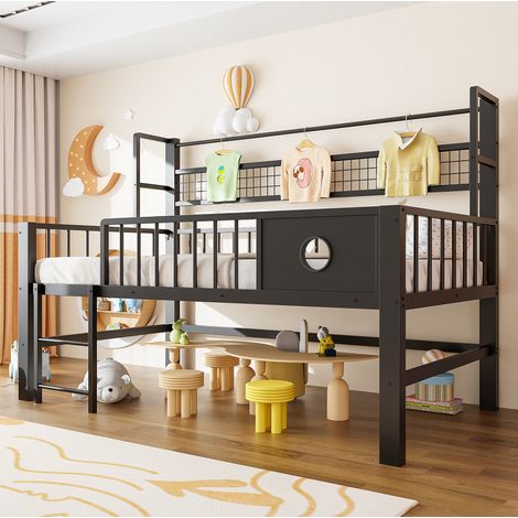 letto letto camera salvaspazio 90x200 metallo OKMYHOME