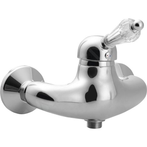 Sapho Kirké - Mitigeur de douche, manette cristal, chrome KI11KC (1/3)