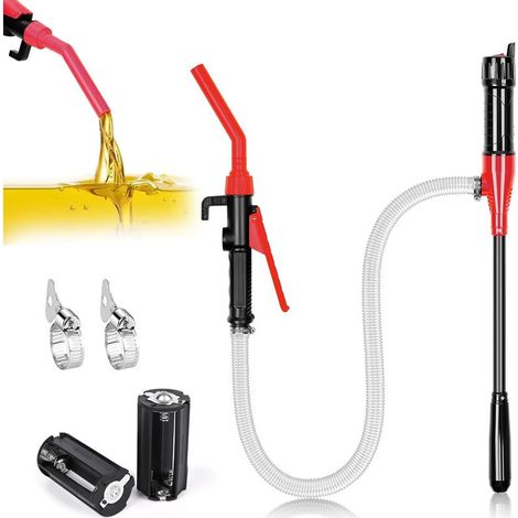 tragbare elektrische Transferpumpe, 2,4 GPM Fördermenge, 16-Zoll-Schlauch, für Diesel, Benzin und Wasser (1/5)