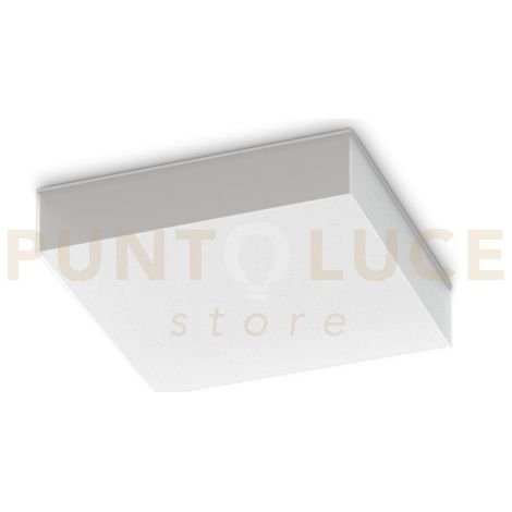 SNOW PLAFONIERA DA ESTERNO BIANCA IN POLICARBONATO LED 4000K 18W  2050LM
