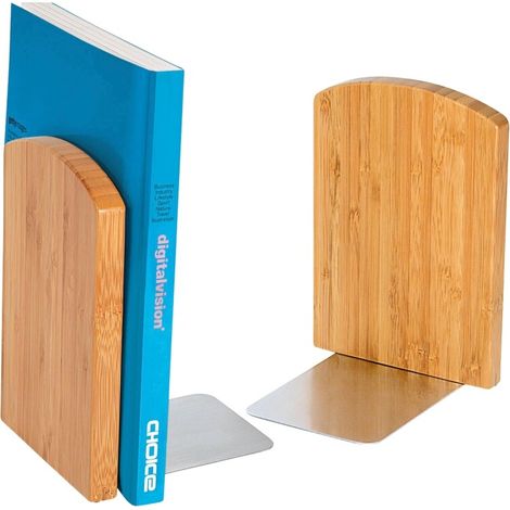 WEDO Buchstützen-Set Bambus mit 2 Stück (611207)