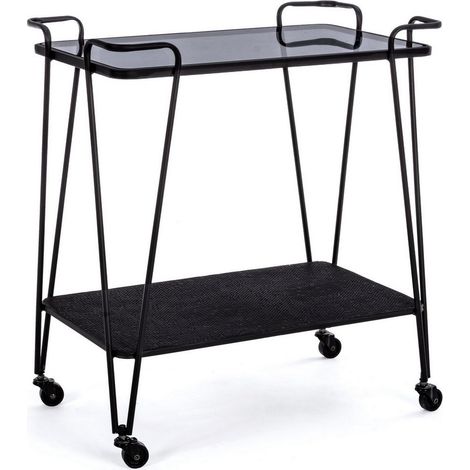 Trolley Zaira de metal negro (1/5)