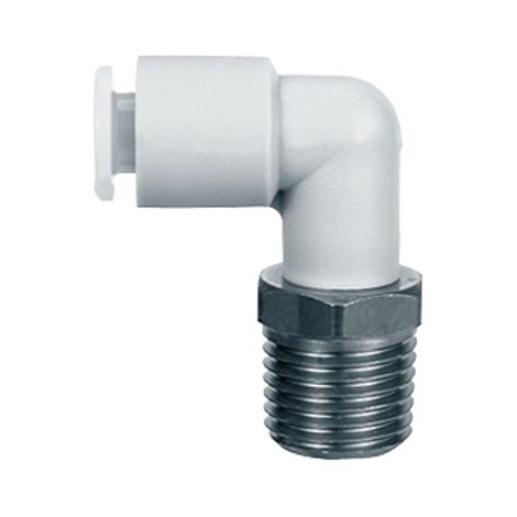 Équerre mâle SMC KG vers Enfichable 4 mm M5 x 0.8 ( Prix pour Boîte de 2 )