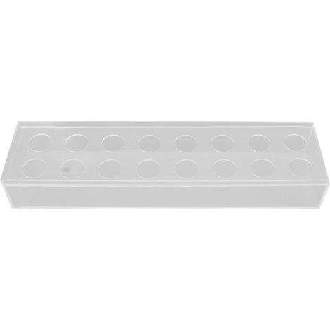 Vase à Fleurs en Acrylique Transparent, Vase Rectangulaire Long Et Décoratif Multi-Trous, élégant, pour Décoration De Table à Manger De Mariage, De Maison(40cm) (1/5)