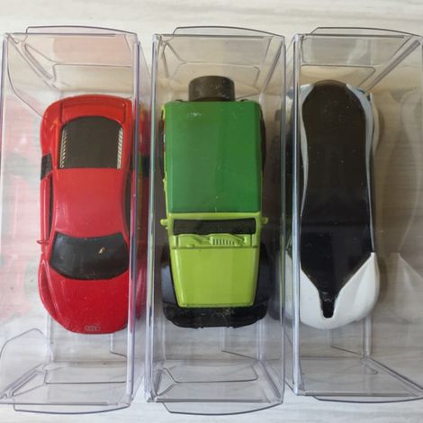 25 boîtes de protection en PVC transparent pour voitures miniatures à l'échelle 1/64, polyvalentes et peu encombrantes. (1/5)