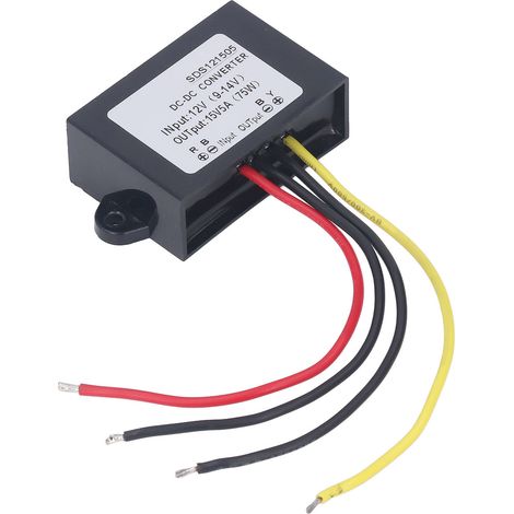 Module élévateur de tension CC/CC étanche IP67, entrée 9-14 V, sortie 15 V (1/5)