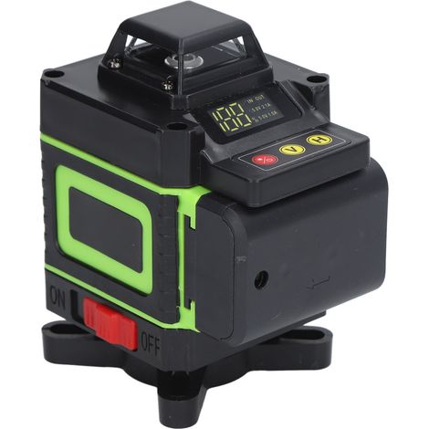Niveau à bulle laser manuel précis et autonivelant pour une utilisation à longue distance - Prise UE 100-240 V (1/5)