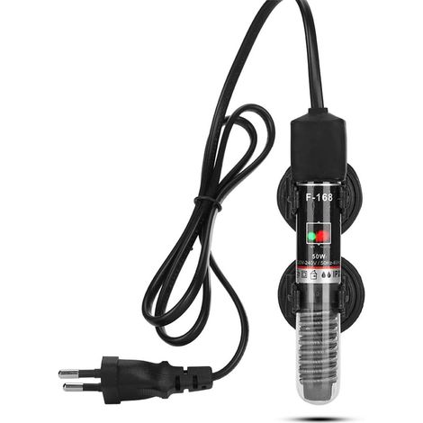 Réchauffeur d'aquarium Thermostat 26 °C Réchauffeur d'aquarium 50 W Tige chauffante pour aquarium Thermostat d'eau d'aquarium Contrôleur de température pour aquariums d'aquarium-Fei Yu (1/5)
