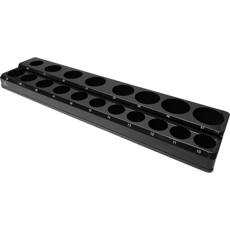 Chiave a bussola magnetica per bussole da 1/2" (12,5 mm), organizer magnetico per utensili (per 19 inserti da 1/2") (1/5)