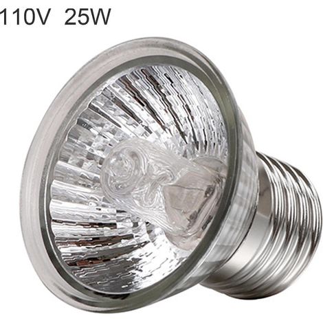 Lampe solaire 3 en 1 UVA/UVB pour lézards, tortues et autres animaux grimpants - Ampoule au calcium - 25 W 110 V (1/4)