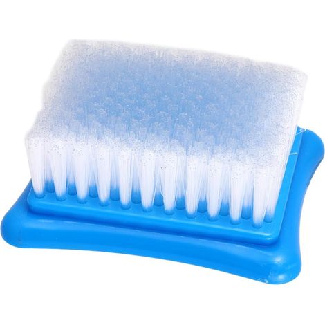 Brosse ménagère, bleu, pour salle de bain, maison et recoins (1/5)
