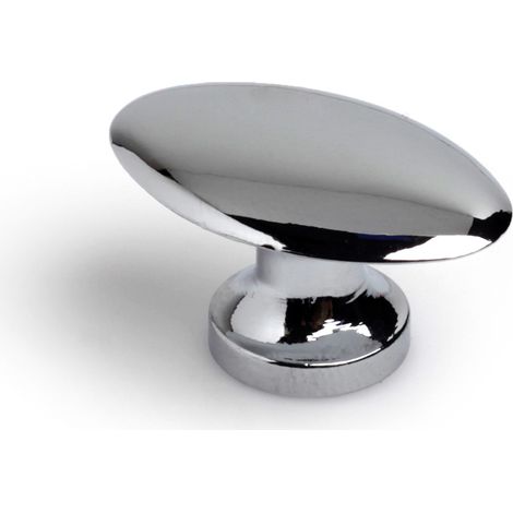 Pomo para Mueble  Estilo Contemporáneo  Fabricado en Zamak  Acabado en Cromo Brillo  Medidas 322018 mm  Sistema de Fijación Atornillado  Incluye Tornillos M4  4 Unidades -