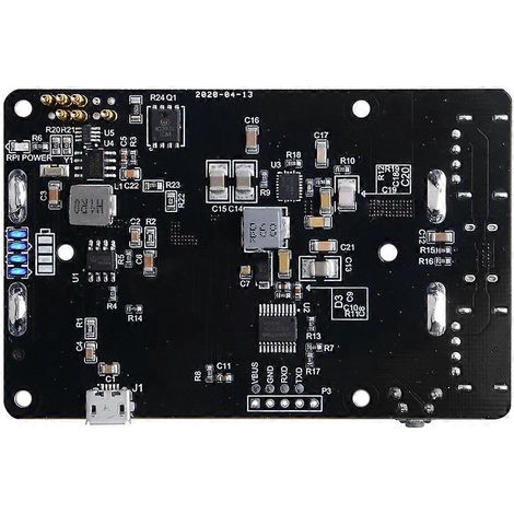 USV-RTC, Batterie, LED-Coulomometerlampe für Raspberry Pi 4B/3B +/3B