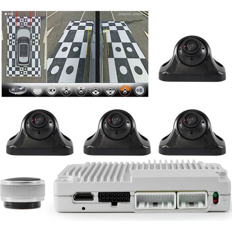 Adecuado para sistemas de cámaras con visión panorámica de 360°, compatible con grabación HD de 1080x720P, videollamadas a cuatro bandas y funciones de control remoto.