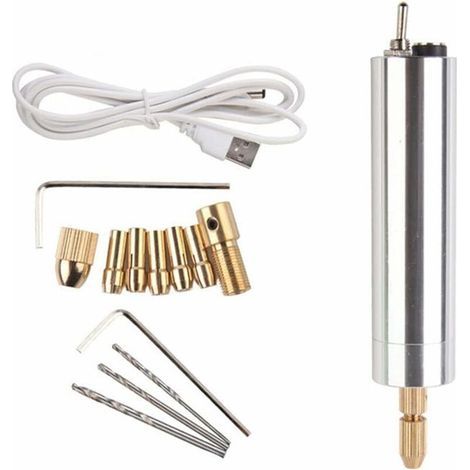 Mini trapano elettrico ricaricabile USB in resina - Penna per incisione senza fili - Strumento di lucidatura (0,5-3,2 mm) (1/5)