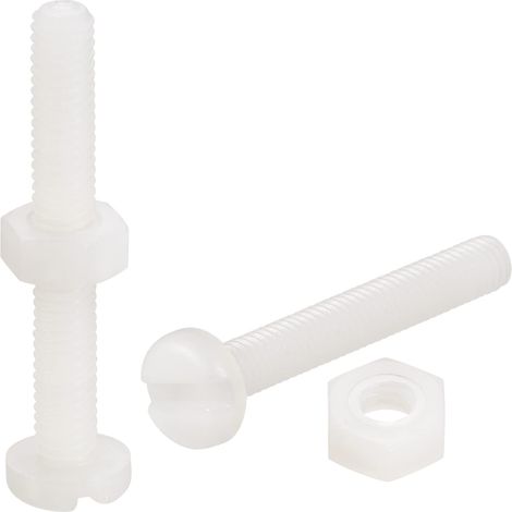 M4x30mm Fente Tête Cylindrique Vis (1/4)