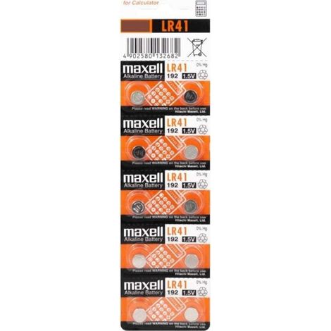 384392lr41ag3 confezione da 10 maxell