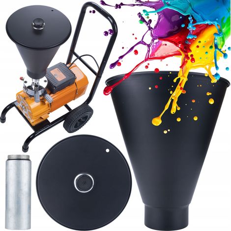 Depósito de plástico de 5L para material/pintura para el equipo de pintura de membrana Strong Storm