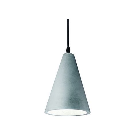Ideal Lux Oil - 1 Licht Decke Anhänger Zement Grau, E27 (1/2)