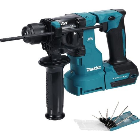 Makita DHR183Z 18V LXT Brushless SDS Rotary Hammer Drill 18mm + X6 SDS Bits