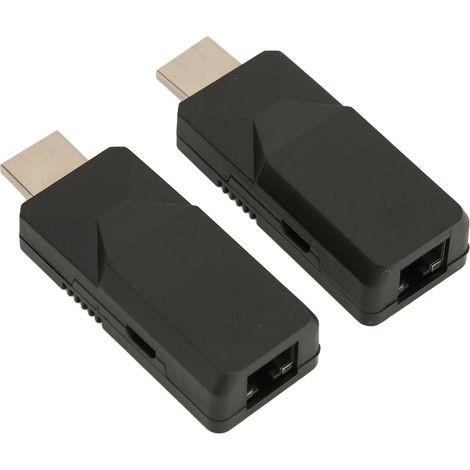 Rallonge de câble HDMI vers RJ45, portée de 60 m (196,9 pi), transmission réseau HD, rallonge RJ45 (1/4)