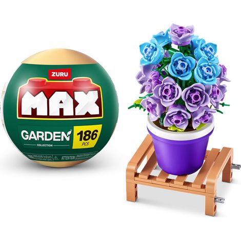 Collection de Briques de Construction Max Premium Garden(Campanule, 1 Capsule) (Jusqu’à 233 pièces, 6 à Collectionner). (1/5)