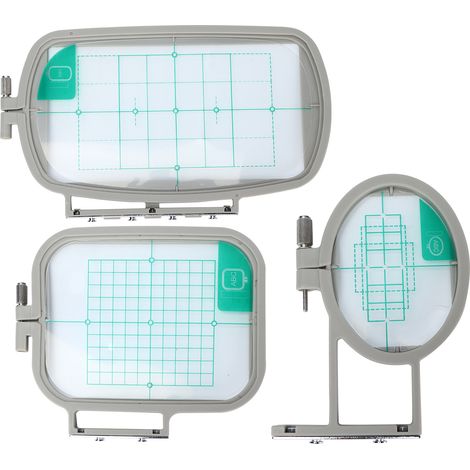 3pcs Embroidery Frame Hoop Sets Household Multifunctional Embroidery Sewing Machine Sets for Home Using (1/5)