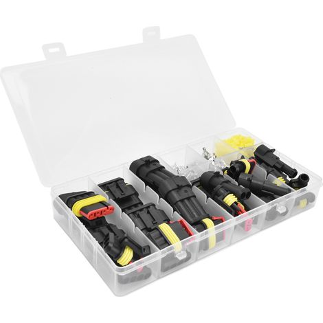 Kabelverbinder-Set, wasserdicht, Kfz-Elektrik, Sortiment an Steckern und Buchsen (1/5)
