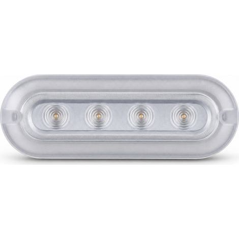 Luce di segnalazione laterale a LED ambra 12-24 V, lampeggiante a 4 LED per camion e furgoni (1/5)