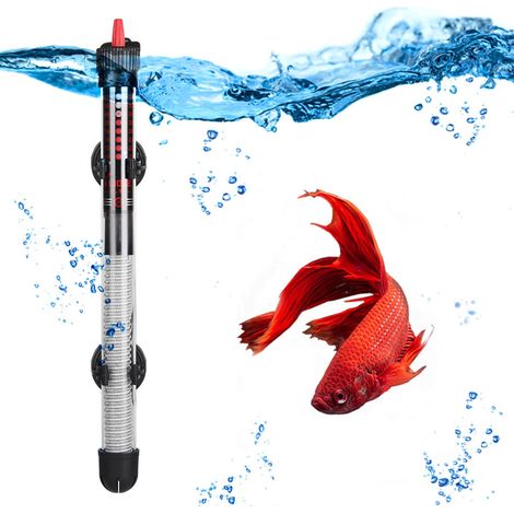 Chauffage d'aquarium 25W 30l, Thermostat sensible Submersible, Installation multi-angle, adapté aux tortues (1/5)
