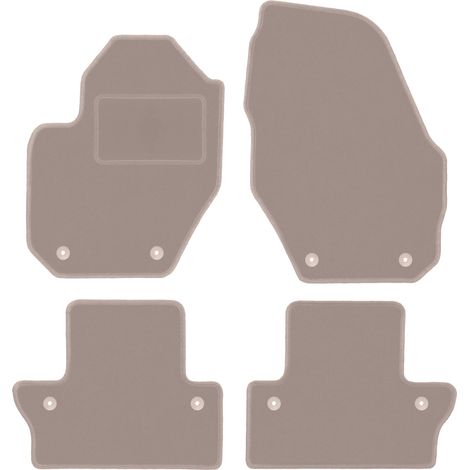 Tappetini in velluto beige per: Volvo XC60 I crossover (2008-2017) (1/5)