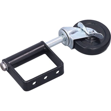 Roue pivotante à ressort pour porte, 4 pouces, 3 trous, renforcée, accessoire industriel pour maison et atelier, charge lourde (1/5)