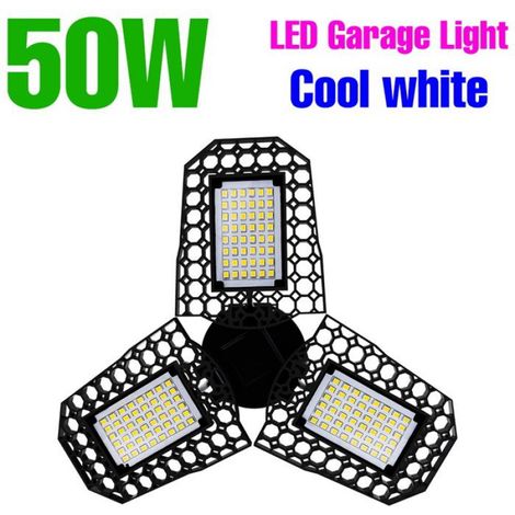 Lampe De Garage - Plafonnier LED 50 W 220 V Blanc Frais - Éclairage Commercial Intérieur - 1 Pièce