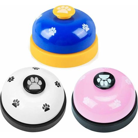 Sonnettes Chien Formation Cloche dApprentissage de la propreté pour Animal Domestique Animaux Clochette Acier Inoxydable Outils de Communication 3 Pièces Sonnette Cloches (1/5)