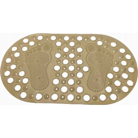 Alfombrilla antideslizante para baño, bañera y ducha - masaje de pies