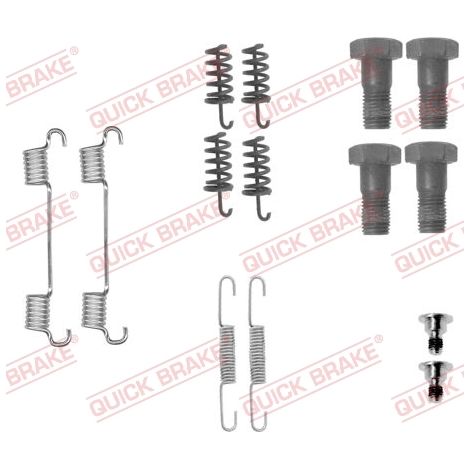 Kit d'accessoires, mâchoires de frein de stationnement Quick Brake 105-0867