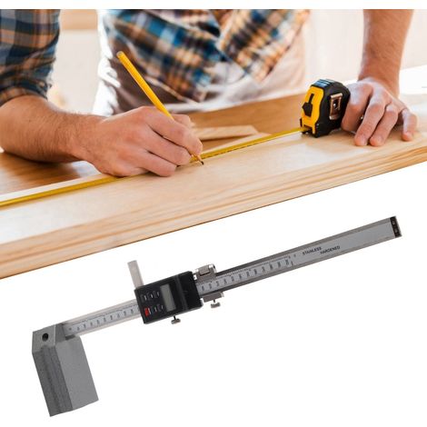 Pied à coulisse numérique électronique, guide de hauteur pour scie à table à bois, guide de hauteur, pied à coulisse (1/5)