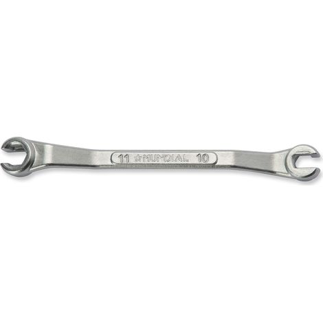 CHIAVE APERTA PER CONNETTORI RACCORDI TUBI FRENI 10x11mm L:175mm MUNDIAL