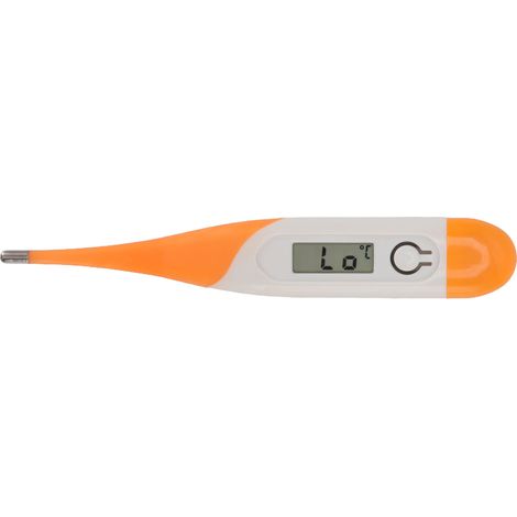 Thermomètre électronique clinique portable à embout souple, thermomètre buccal pour bébé, adulte et enfant (1/5)