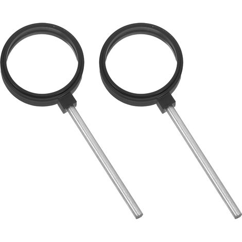Luxshiny Lot de 2 lentilles convexes doubles en verre optique (1/5)