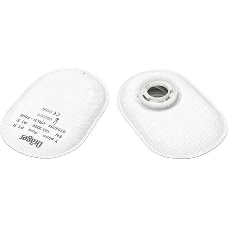 Dräger X-plore filtres à particules Pure P3  2 filtres à baïonnette compatible avec les masques Dräger X-plore 3500/5500  Recharge pour masque de protection