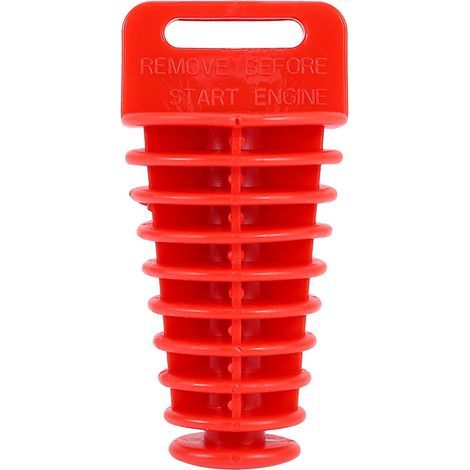 Bouchon de lavage et silencieux pour tuyau d'échappement ATV Quad moto 2/4 temps - Red, Rubber, 27-47mm (1/5)