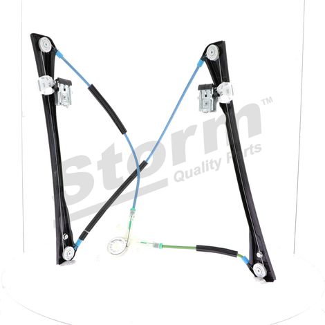 Mécanisme de lève-vitre avant droit compatible VW 6Q3837462 (1/4)