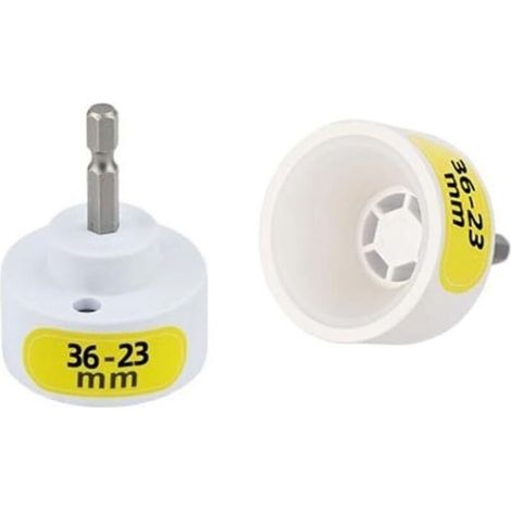 Embout pour machine de capsulage – Tête de capsulage de bouteilles électrique – Adaptateur de perceuse à sceller pour machine à capsuler les bouteilles électriques 6,35 mm (23–36 mm) (1/5)
