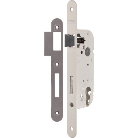 Thirard – Serrure électrique à larder A40 – Cylindre acier doré – Tension 12V – Manoeuvrage clé – Entraxe 70mm – Largeur têtière 25mm (1/4)