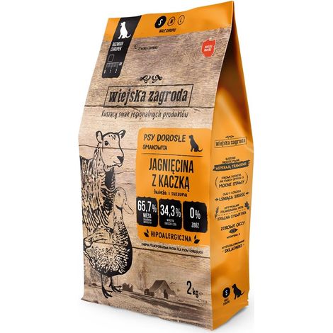 Agneau fermier au canard - croquettes pour chien - 2 kg