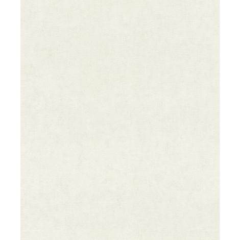 Rasch Vliestapete Paraiso Uni creme weiß 10,05 x 0,53 m Wandtapete