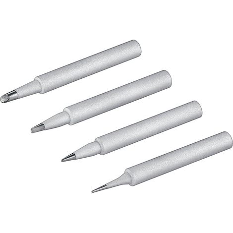 51073 Jeu de pannes de rechange pour station de soudage/EP 5-4 modèles différents/Kit de pointes de rechange avec manchon de soudure pour station de soudure / 4 pièces/blanc