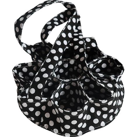 Mini panier à œufs en tissu, panier de collection, panier à œufs de poule pour la collecte des œufs – 1 panier de collecte d'œufs avec 9 sacs pour œufs de poule, de canard et de caille (1/5)