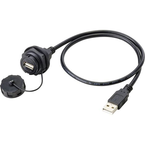 EMBASE USB 2.0 TYPE A EMBASE FEMELLE TC-9554652 TRU COMPONENTS CONTENU: 1 PC(S) (1/5)